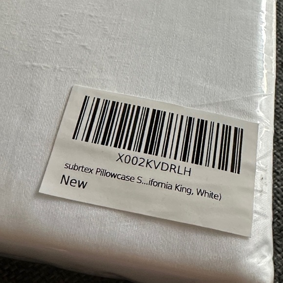 NEW SUBRTEX Luxury Cotton Pillowcase Set for Hair and Skin - Tencel Shams 2-Pack - Picture 11 of 15